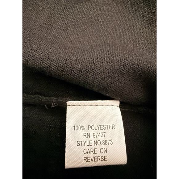 Romantic White Satiny Black Trim Bow Ties Medium Dolce Cabo Blouse NWT - Picture 7 of 8